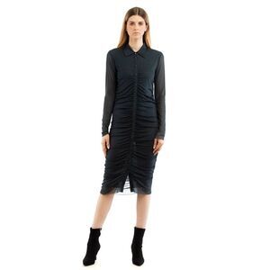 Patrizia Pepe Blue Polyester Casual Women's Dress